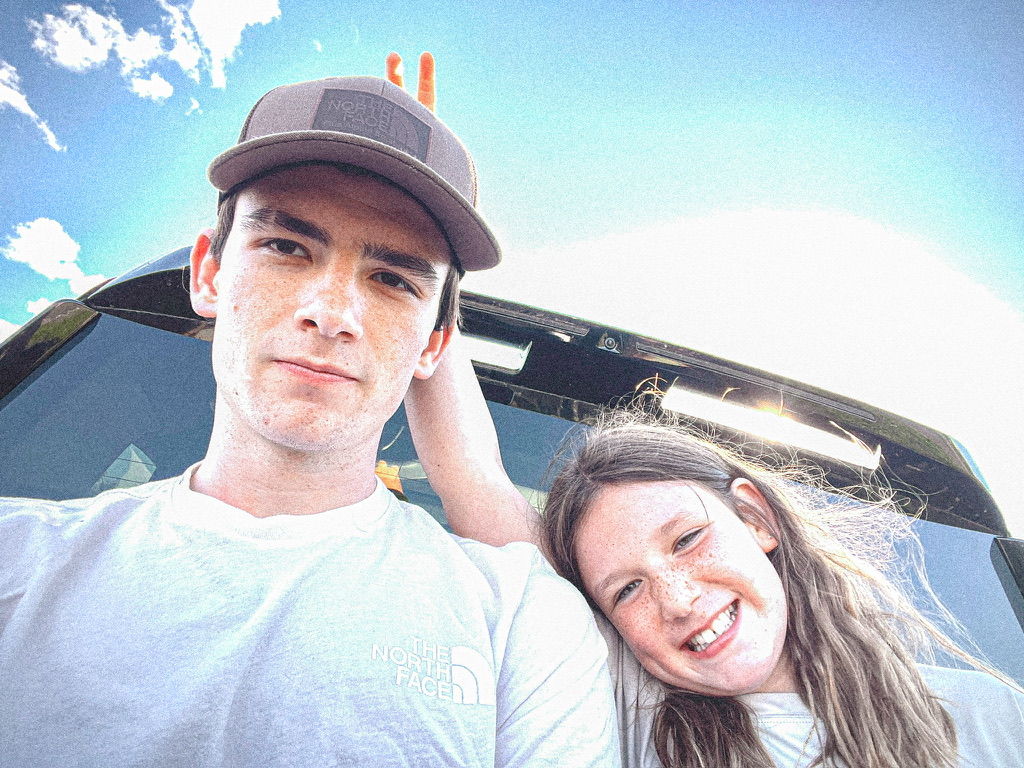 Jack and his sister Katie